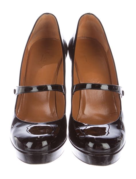 gucci mary jane patent leather|Gucci Mary Jane .